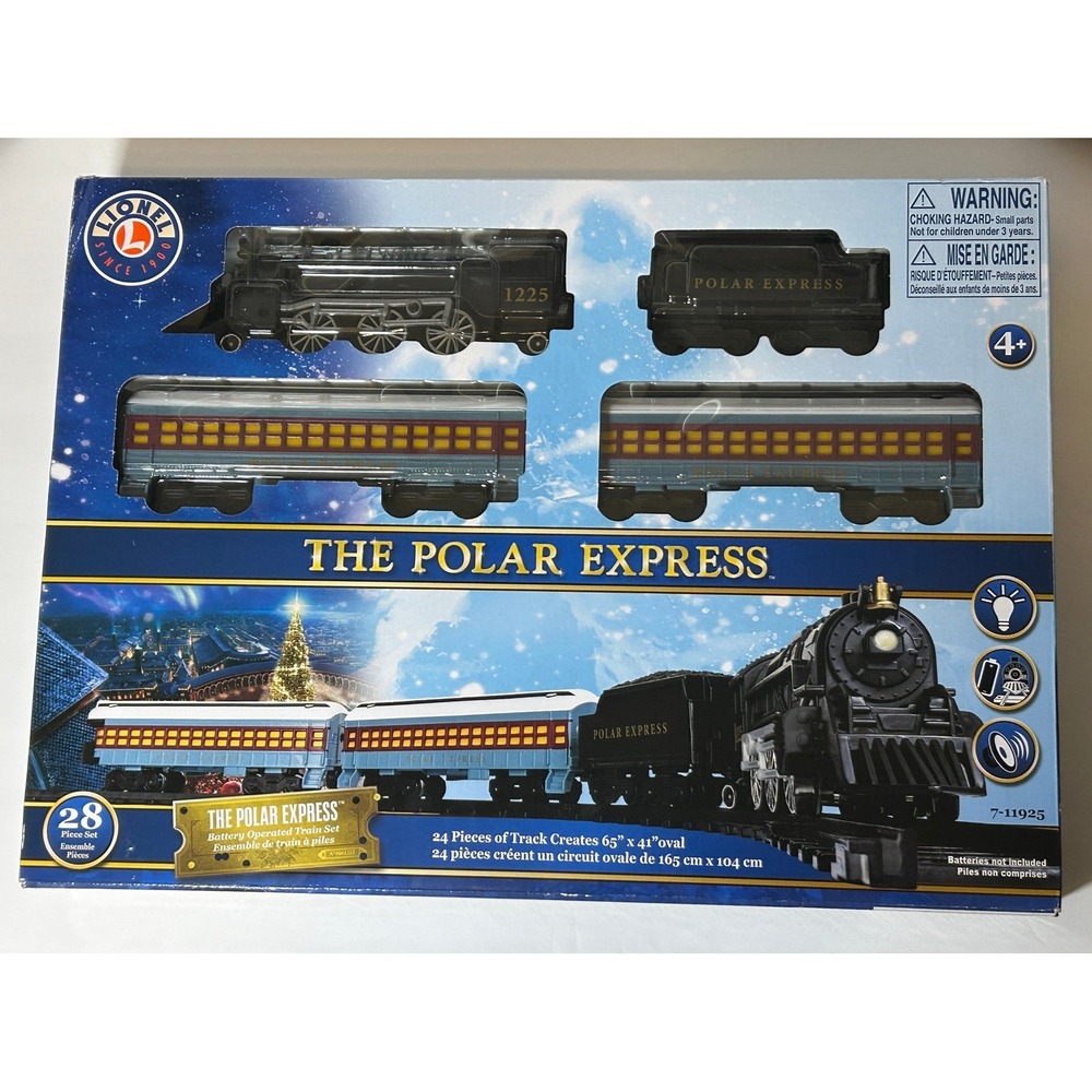 NEW SEALED Lionel 7-11925 Polar Express 20th Anniversary O Gauge Train Set
